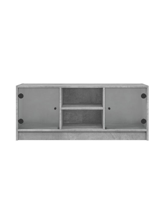 vidaXL TV-Ständer Grau M102xP37xH42cm