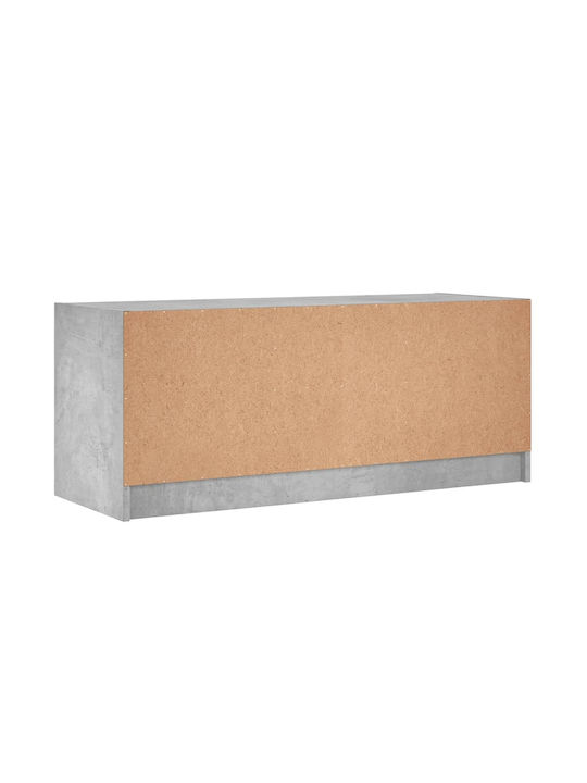 vidaXL TV-Ständer Grau M102xP37xH42cm