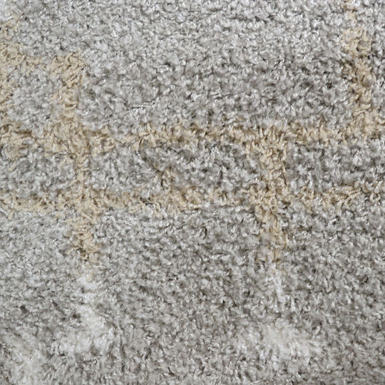 Saray Home Shaggy Furry Gray