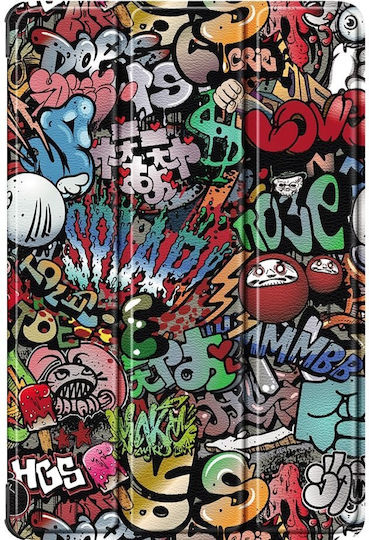 Graffiti Flip Cover Rezistentă Multicoloa (Xiaomi Redmi Pad SE)