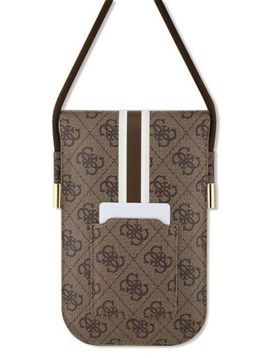 Guess Women's Mobile Phone Bag Brown