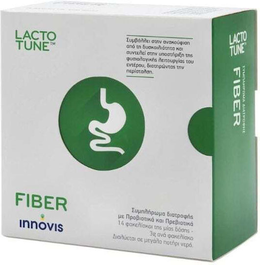 Lactotune Fiber with Probiotics and Prebiotics 14 sachets Orange