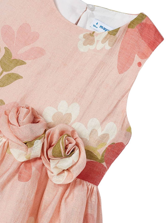 Children's Dress Sleeveless Coral