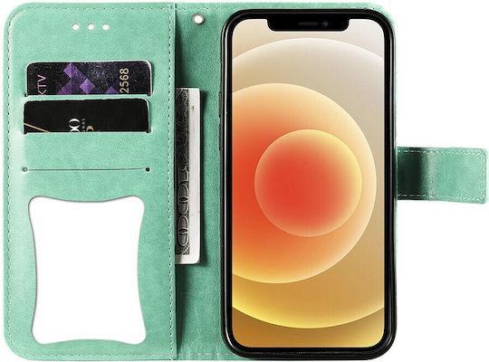 Erbord Книга Изкуствена кожа / Пластмаса / Силикон Зелен (Oppo A94)