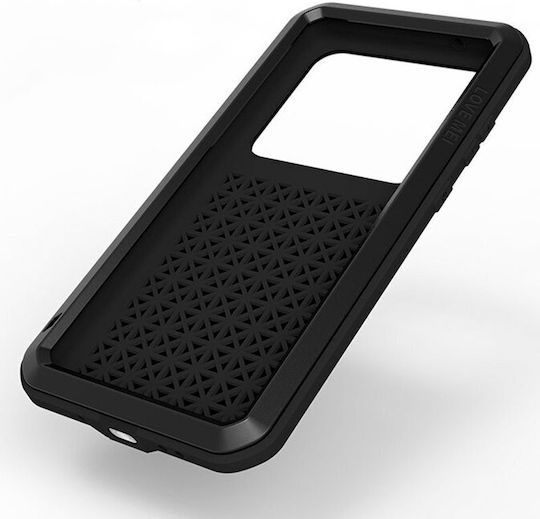 Love Mei Back Cover Metalic Negru (Galaxy S20 Ultra)