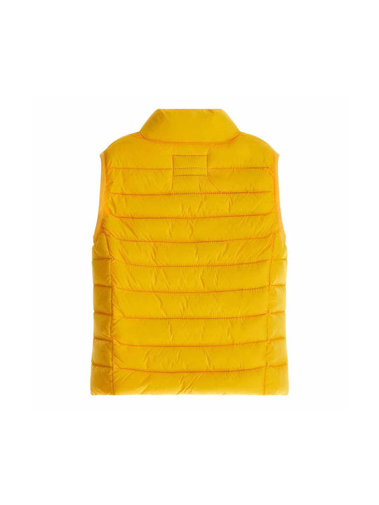 Guess Jachetă casual pentru copii Fără mâneci Yellow