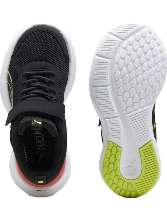 Kruz Profoam Αθλητικά Παιδικά Παπούτσια Running με Σκρατς Μαύρα