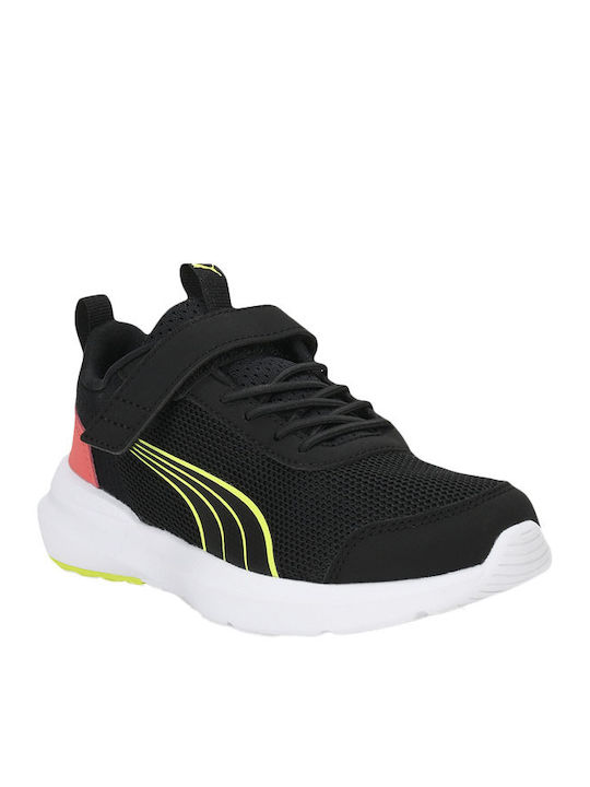 Kruz Profoam Αθλητικά Παιδικά Παπούτσια Running με Σκρατς Μαύρα