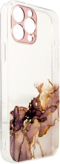 Hurtel Marble Umschlag Rückseite Silikon Marble Brown (Redmi Note 11 Pro)