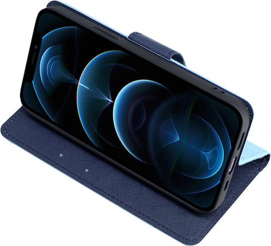 Sonique Trend Back Cover Synthetic Leather Light Blue (TCL 40 SE)