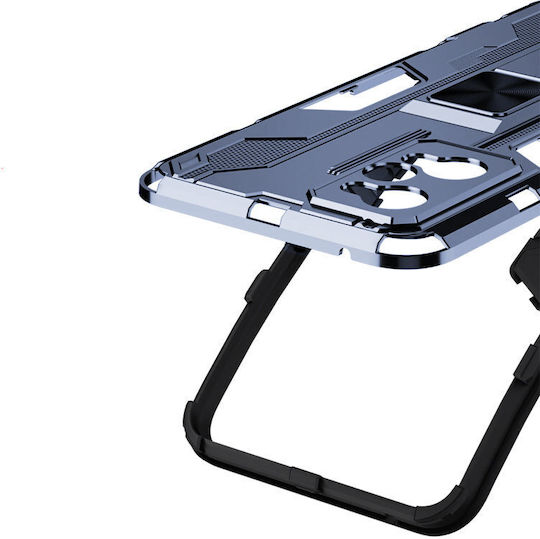 Erbord Umschlag Rückseite Metallisch Blau (Realme GT 2 5G)