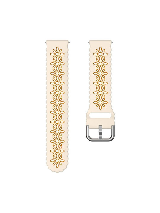 Λουράκι Μπεζ (Samsung Gear SportApple Watch 38/40/41/42mmVivomove HR) Λουράκι Μπεζ (Samsung Gear SportApple Watch 38/40/41/42mmVivomove HR)
