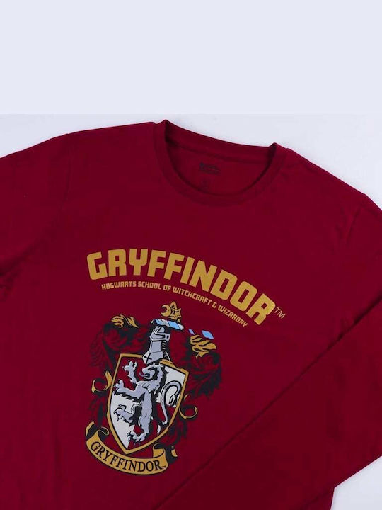 Harry Potter Kids Pyjamas Cotton Red