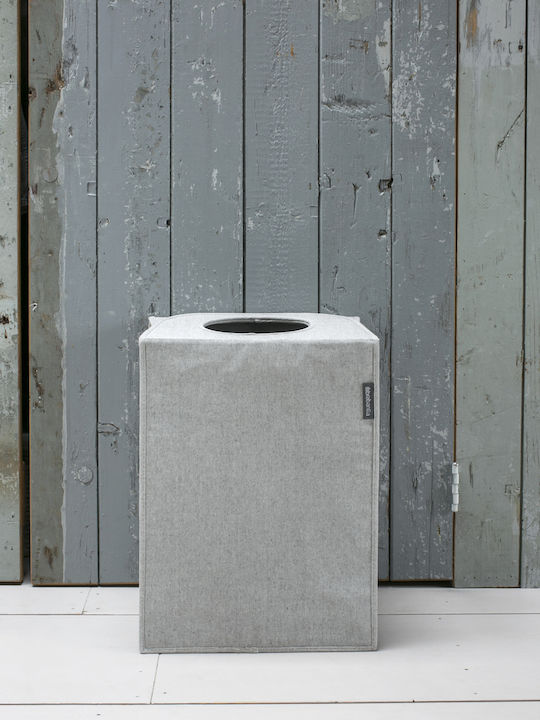 Brabantia Καλάθι Απλύτων Υφασμάτινο 55lt με Καπάκι 40.5x29.5x54cm Γκρι