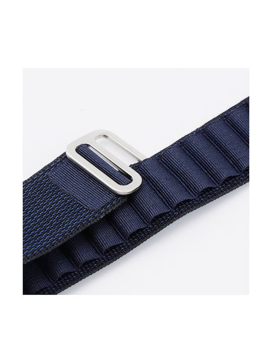 Curea Tesatura Albastru marin (Apple Watch 44/45/46mm/Ultra 49mm)