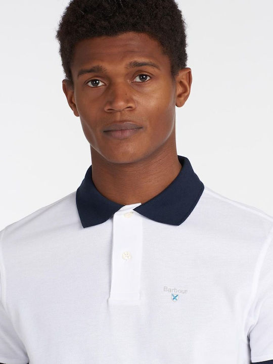 Lynton Polo Short Sleeve Blouse White