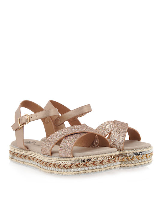 Exe Kids' Sandals Rose Gold