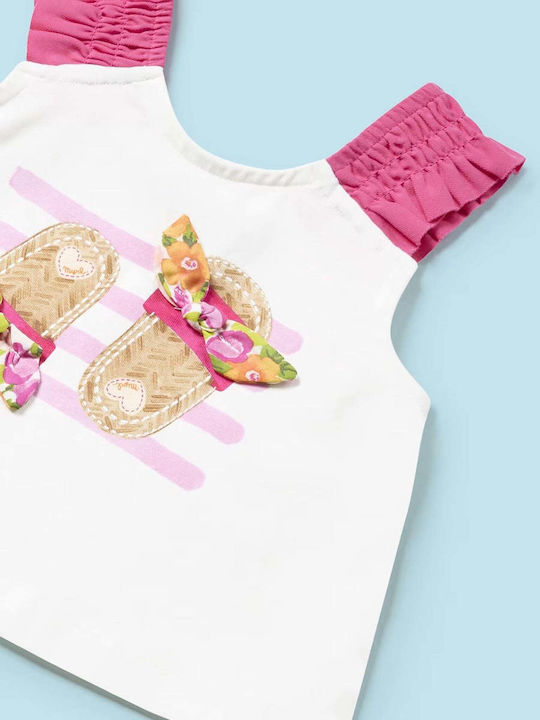 Kids' Set with Shorts Summer 2pcs White
