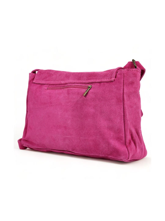 Passaggio Leather Leather Women's Bag Shoulder Fuchsia