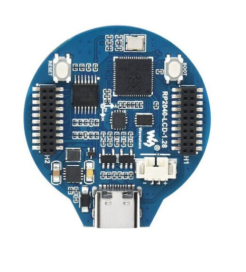 Waveshare Rp2040 Board With 1.28" Round Lcd