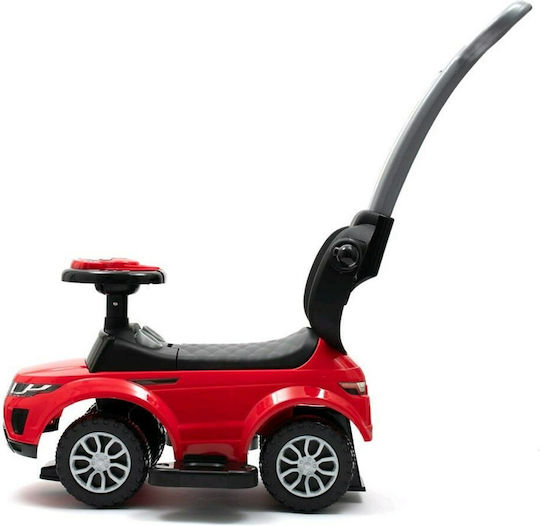 BabyMix Mașină Ride On Cu Mâner Pentru Părinți Pentru 12+ Luni Roșie