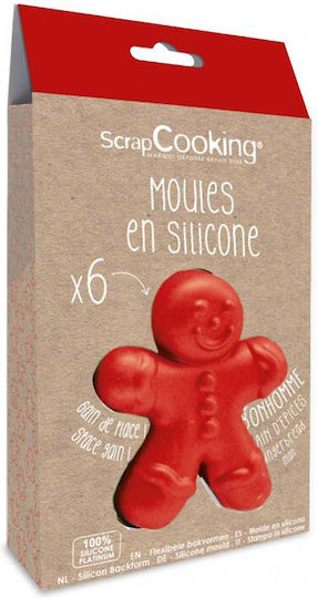 Scrap Cooking Silicone Cake Baking Pan 6pcs