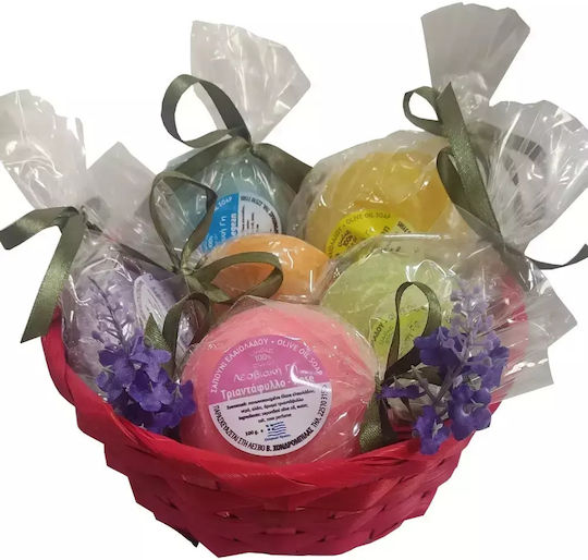 Lesviaki Gi Handmade Soap With Olive Oil 6 Pieces