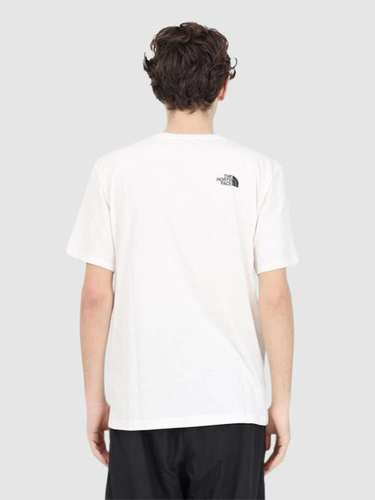 The North Face T-shirt Bărbătesc cu Mânecă Scurtă White