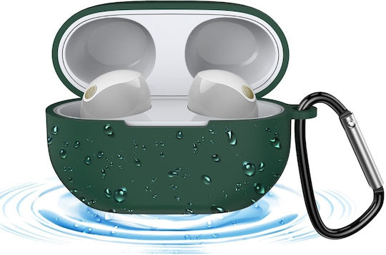 Husă cu cârlig în culoarea Verde pentru Sony WF-1000XM5