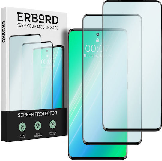 Erbord 3D Закалено стъкло за цялото лице (Oppo A78 5G, ERBORD)