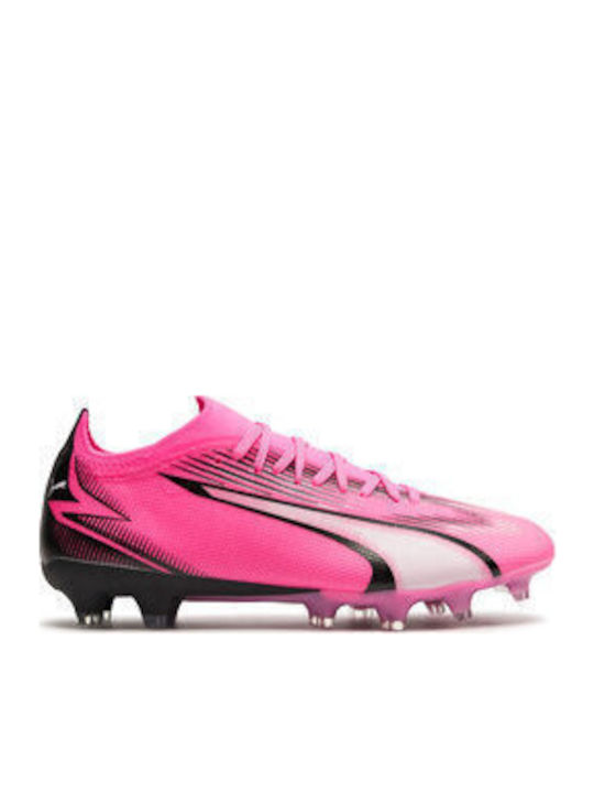 PUMA Ultra Match Football Shoes with Cleats White