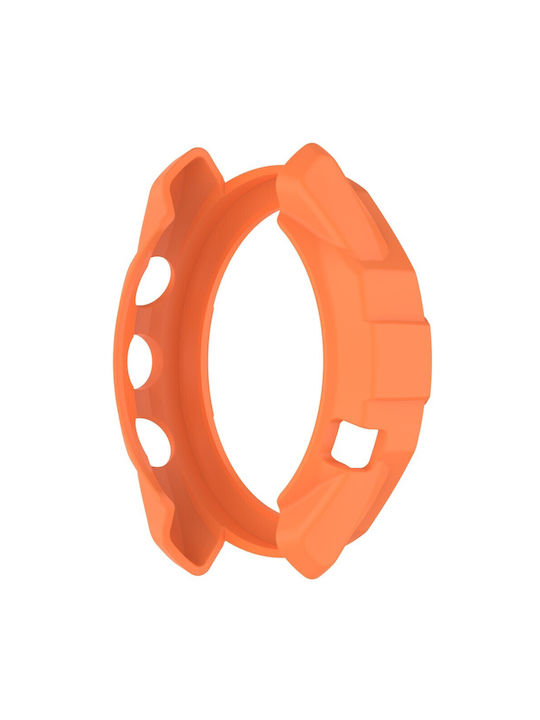 Silicone Case in Orange color for Garmin Approach S70 42mm
