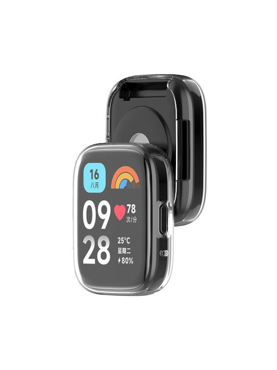 Силиконов калъф в цвят Прозрачен за Xiaomi Redmi Watch 3 Lite / Watch 3 Active