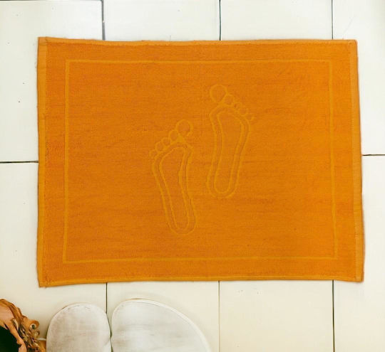 Linea Home Πατάκι Μπάνιου Βαμβακερό LH2044028-1 Πορτοκαλί 55x70εκ.