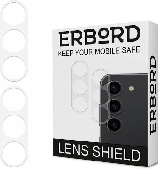 Erbord Защита на Камера Закалено стъкло Transparent за Galaxy S23
