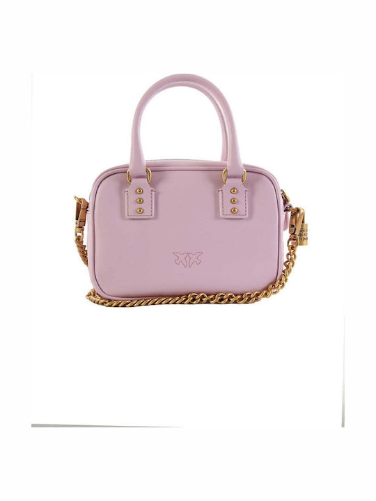 Leather Women's Bag Handbag Lilac