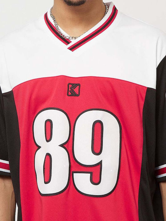 Tricou Red/Black/White