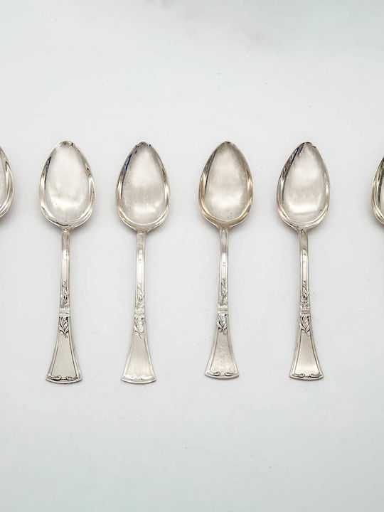 Savvas Design Φαγητού Μεταλλικά Ασημί 14cm ΚΟΥ00041 6τμχ