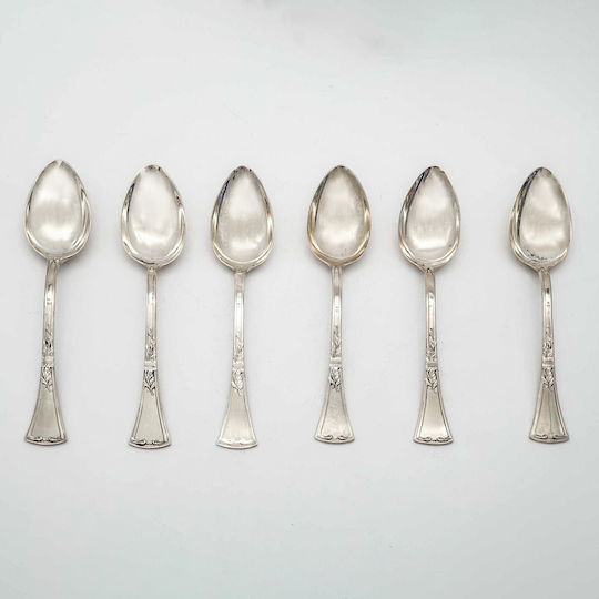 Savvas Design Φαγητού Μεταλλικά Ασημί 14cm ΚΟΥ00041 6τμχ