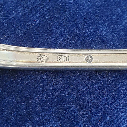 Savvas Design Spoon Set Dinner Metallic Silver 14cm 6pcs