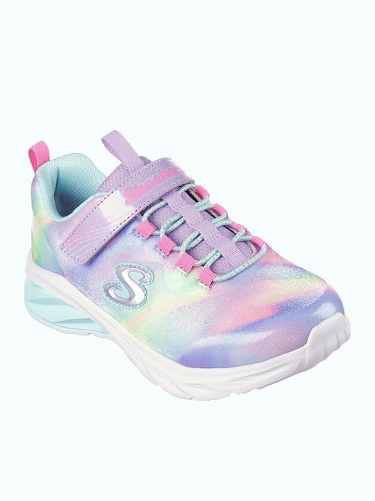 Bungee And Strap Kids Sneakers with Scratch Multicolour