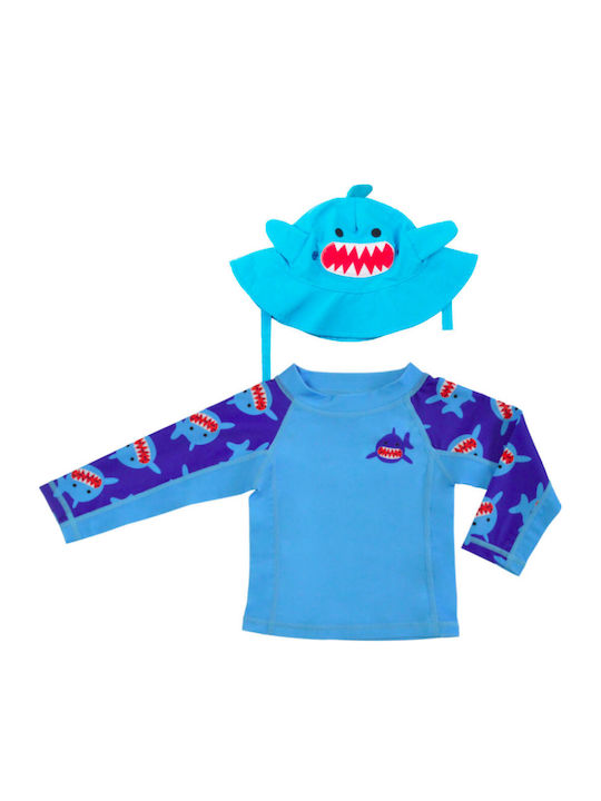 Zoocchini Kids Swimwear Set with Hat Multicolor