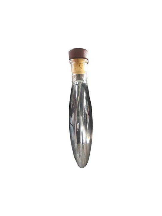 Stabplast Glass Water Bottle with Cork Transparent 200ml Stabplast Glass Water Bottle with Cork Transparent 200ml
