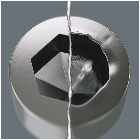 Wera Κλειδί Allen σε Σχήμα Ταφ με Μύτη Μεγέθους 2.5mm