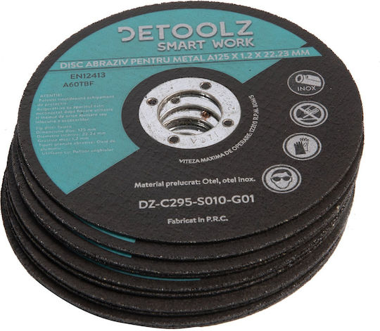 Detoolz Лист За Орбитална Шлайфмашина 125x125мм 10/сет