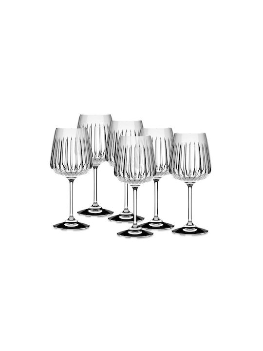 RCR Timeless Set of Glasses for Red Wine made of Crystal Stemmed 510ml 6pcs