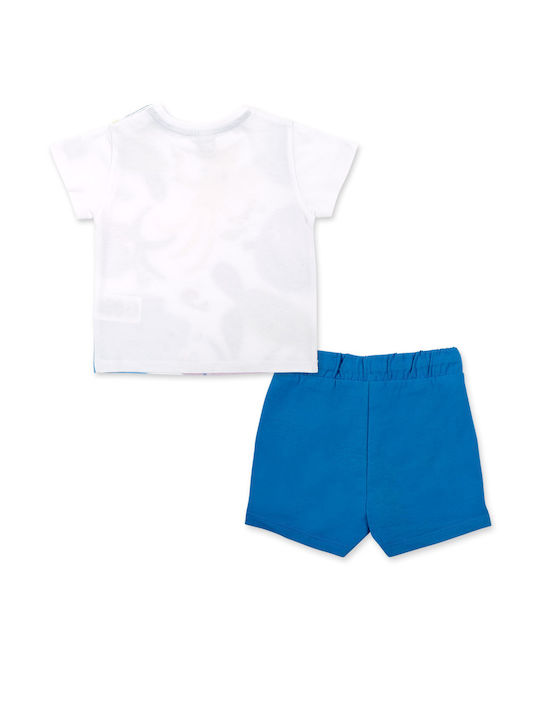 Tuc Tuc Kids Set with Shorts Summer 2pcs White