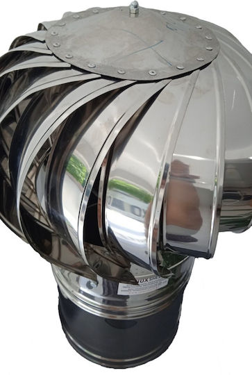 Inox Shell Шапки Chimney Pipe Inox 300мм Сребрист