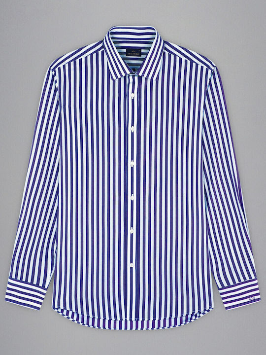 Long-sleeved Shirt Striped White