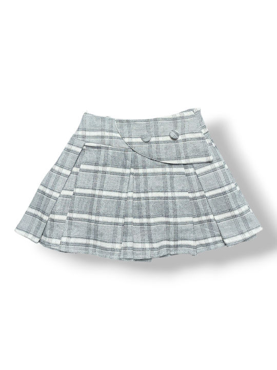 Babydom Kids Set with Skirt Summer 2pcs Plaid